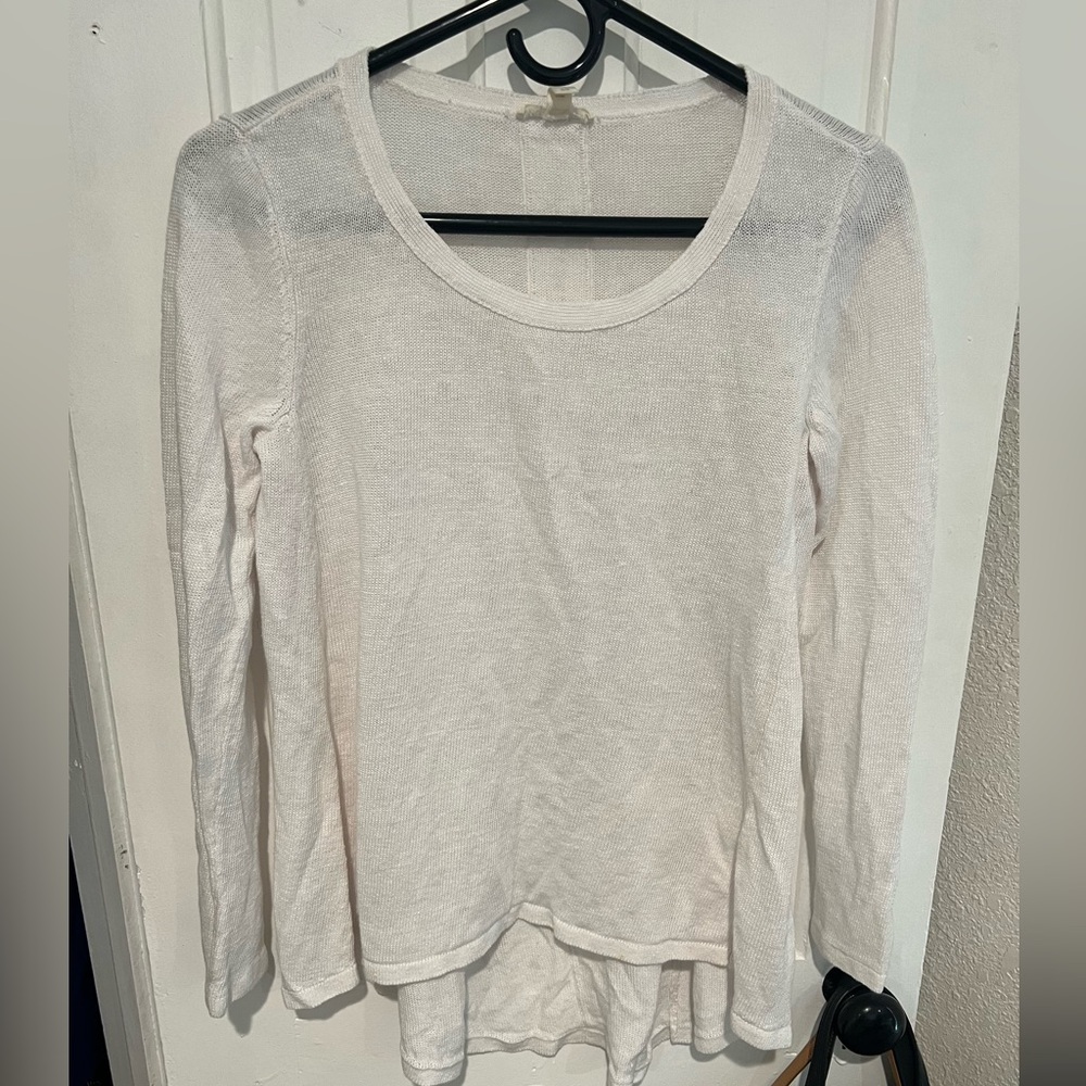 Eileen Fisher Organic Linen Summer Sweater